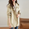 Women's Mid-length Western Style Youthful-looking Trench Coat