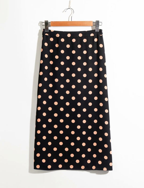 Summer Fashion All-Match Slim High Waist Slim Polka Dot Print Skirt