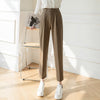 Nine Point Suit Pants Women"s Spring And Summer New High Waist Slim Loose Straight Pants Versatile Casual Harlan Pipe Pants