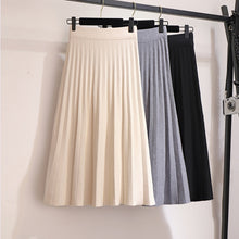  New autumn and winter knitted basic skirt