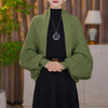Knitted Dense Woven Plaid Shawl Warm All-matching