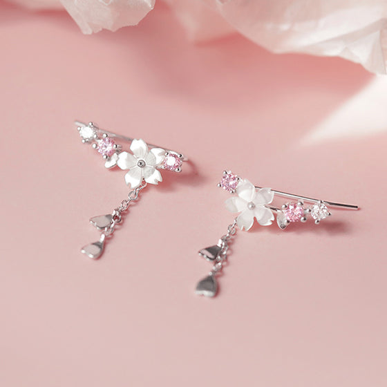 Flower, Fairy Design Earrings