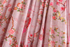 Women's Cotton And Linen Color A-Line Floral Long Dress