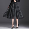 Elegant Flowy mid-length Pleated Skirt