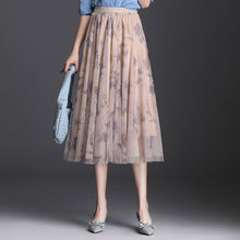  Elegant Flowy mid-length Pleated Skirt