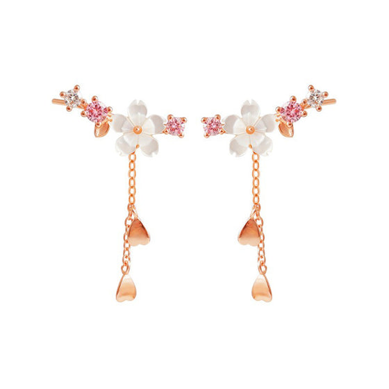 Flower, Fairy Design Earrings