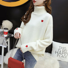  Love All-matching Embroidered Sweater Top For Women