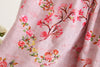 Women's Cotton And Linen Color A-Line Floral Long Dress