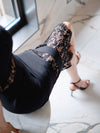 Hollow Lace Fashion Hip Professional Dress