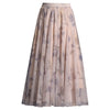 Elegant Flowy mid-length Pleated Skirt