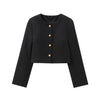 Round Neck Cropped jacket