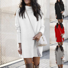  Knitted Long-sleeved Dress