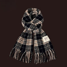  All-match Plaid Imitation Cashmere Women's Warm Scarf